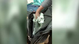 Custom officials seize $57,033 cash from two passengers at airport in northern India