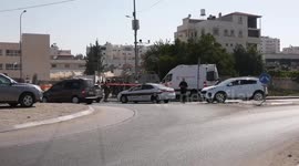 Israeli forces at scene of stabbing by Palestinian of Israeli soldier in Hebron, West Bank