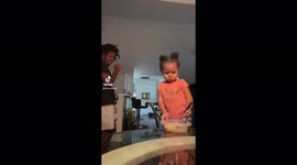 My 2 years old neice wanted to do a tik tok and took over the show