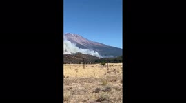 US Mill Fire Breaks Out Near Weed In Siskiyou County, CA