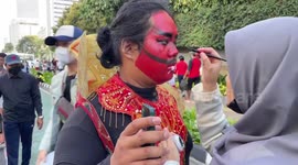 Incredibly melodious Jakarta Students Choir on the Street