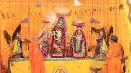 Govind Devji Temple During Radhashtmi Celebration In Jaipur