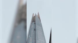 Man spotted climbing The Shard this morning before being arrested on suspicion of trespassing