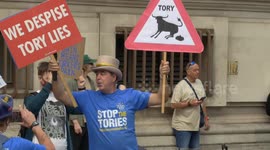 Protesters heckle Tories in London as Liz Truss becomes UK's next Prime Minister