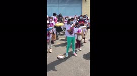 A kind perfomance special near 8 march to no more violence for women and girls