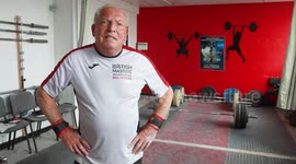 UK's oldest competitive weightlifter is still pumping iron at the age of 87