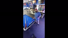 'Trickshot artist celebrates his birthday by acing the 'Mission Impossible Shot' '