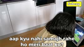 4 year old upset during India Pakistan cricket match
