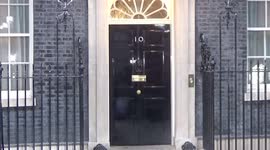Kwasi Kwarteng and James Cleverly exit 10 Downing Street after cabinet appointments in Truss government