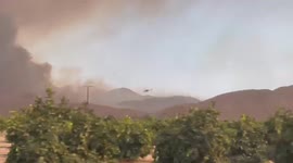 US: Fairview Fire Continues Raging In Hemet, California 3