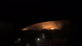 US: Fairview Fire Breaks Out Near Hemet, Southern California 5