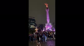Protesters descend on Mexico City's streets against further law enforcement control by armed forces