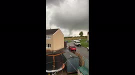 UK: Tornado Rips Through Midlothian, Scotland During Severe Weather 2