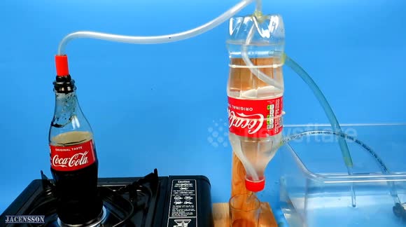 YouTuber's experiment goes wrong as Coca-Cola bottle explodes