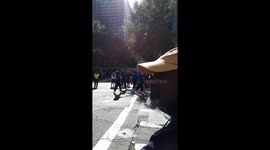 School Bands participate on Veterans Parade Day in Atlanta, Georgia in November 2019 2019