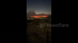 US: Time-Lapse Footage Of Fairview Fire In California