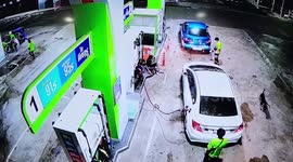 Tourist attacks petrol station customers while trying to steal car in Thailand
