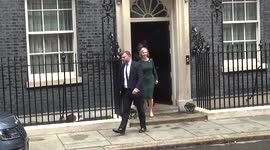 Liz Truss leaves Downing Street to reveal plan to limit energy bill rises