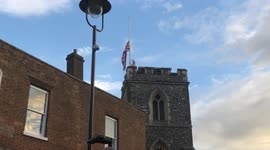 Flag lowered to half mast upon news of Queen Elizabeth’s death