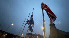 Flags at half mast in Edinburgh to mourn Queen Elizabeth II