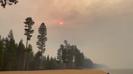 US: Mosquito Fire Continues To Burn, Smoke Blankets Northern California Skies 3