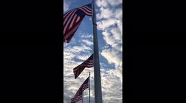 US: Flags Flown Half-Mast Across Nation To Honor Queen Elizabeth II