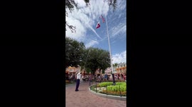 US: Flags Flown Half-Mast Across Nation To Honor Queen Elizabeth II 2