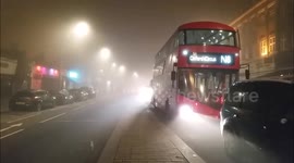 Spooky Halloween fog hits Gants Hill In Essex