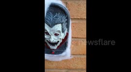 Terrifying Halloween Doorbell Greets Party-goers