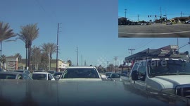 Woman caught on dash cam driving into stopped car while texting