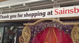Melton road sainsbury's celebrating Diwali!!