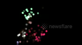 Fireworks in slow-motion - Chelmsford, Essex 2014.
