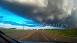 Amazing Storm at Sunset