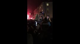 David Cameron holding pig effigy paraded through UK town on Bonfire Night