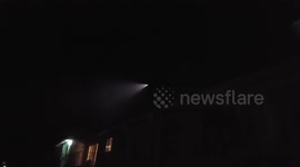 Strange UFO light over California actually a missile test