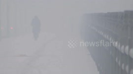 Dense smog hits northeast China