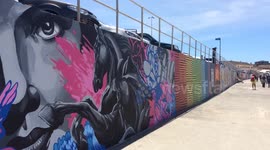 New street art in Bondi Beach