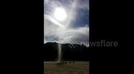 Strange tornado-like wind caught on camera in China