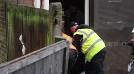 Bailiffs evicting a disabled man in London
