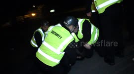Private security unlawfully arrest Non-violent Protester