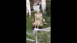 Animatronic skeleton