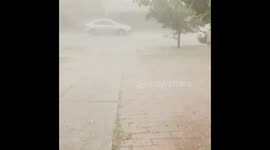 intense hail
