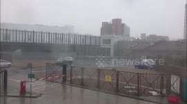 Sudden Hailstorm Hits London