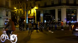 Aftermath of attck close to Place de la Republique