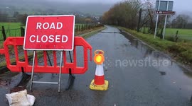 Major roads closed as Cumbria, UK, floods