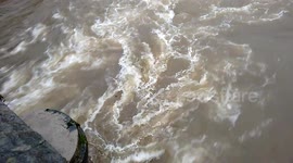 River Kent in Kendal cumbria UK. 15.11.15