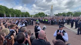God Save The King: King Charles III arrives at Buckingham Palace as thousands cheer