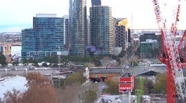 Stockshots of time-lapsed Melbourne, Australia