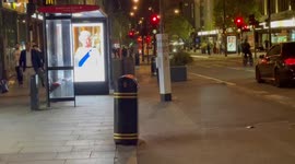 London’s famous shopping hub Oxford Street features Queen after her death