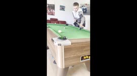 Magnificent collection of talented pool shark's best trick shots